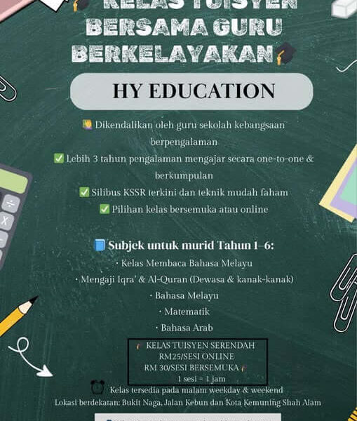 Kelas Tuisyen Sekolah Kebangsaan HY Education